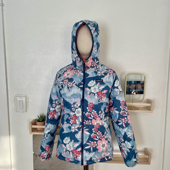 Patagonia Kids' Reversible Down Sweater Hoody Style #68290 - Picture 2 of 6